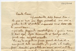 [Carta] [18]95 Oct[ubre] 24, [Malloa?] Querida Irene