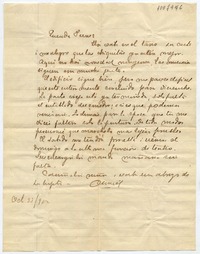 [Carta] [18]95 Oct[ubre] 20, [Malloa?] Querida Irene