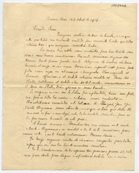 [Carta] 1904 Abril 14, Buenos Aires Querida Irene