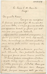 [Carta] [1]891 Dic[iembre] 24, [Santiago?] Par[a] Irene L. de Bernales Val[araís]o