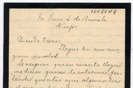 [Carta] [1]891 Dic[iembre] 23, [Santiago?] Par[a] Irene L. de Bernales Val[araís]o