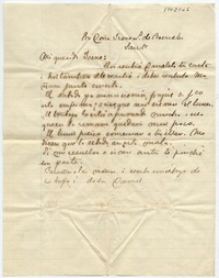 [Carta] [1891?], [Malloa?] Mi querida Irene