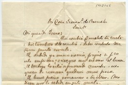 [Carta] [1891?], [Malloa?] Mi querida Irene