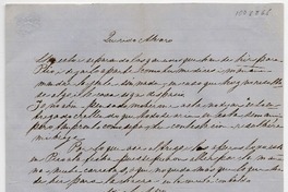 [Carta] [18]61 Octubre 8, Pico Melipilla, [a] Alvaro Covarrubias