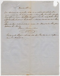 [Carta] [1862] [a] Don Alvaro Covarrubias