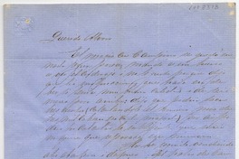 [Carta] 1861 Octubre 22, [a] Alvaro Covarrubias