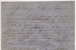 [Carta] 1866 Diciembre 27, Valparaíso [a] Benigna Ortúzar de Covarrubias