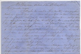 [Carta] 1864 Febrero 6, Valparaíso [a] Benigna Ortúzar de Covarrubias