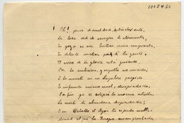 [Poema] ¡Oh! genio de crueldad, destructor ente