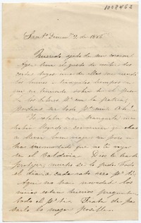 [Carta] 1866 Diciem[bre] 2, Sant[iag]o [para Alvaro Covarrubias]