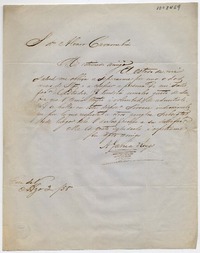 [Carta] 1855 Marzo 3, [Santiago] [a]