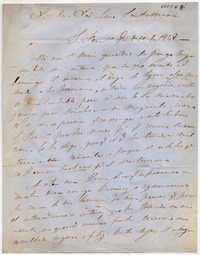 [Carta] 1848 Diciembre 1, S. Fernando [a] José Luis Cousiño