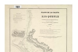 Plano de la caleta y Río Queule
