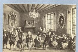 Tertulia en 1790