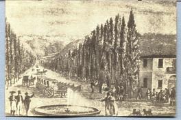 [El Tajamar y el paseo que allí se realizaba]