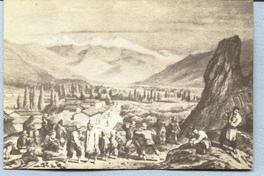 Parte del Valle del Mapocho vista desde el Cerro Santa Lucía