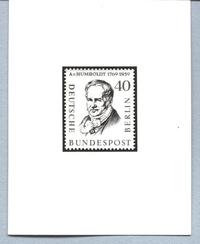 [Sello postal con imagen de Alexander Von Humboldt]