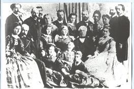 [Benjamín Vicuña y Mackenna y familia]