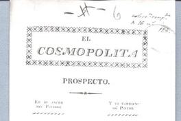 El Cosmopolita. Prospecto
