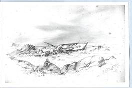 [Naufragio junto a un roquerío]