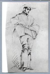 [Joven señor de la sociedad chilena con traje campesino]