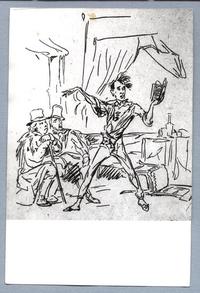 [El poeta enamorado declama sus versos]