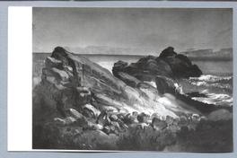 [Grupo de rocas en el Pacífico en la Costa de Chile]
