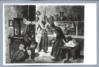 ["El Cucurucho", ingresa a una casa causando terror, óleo de Manuel Antonio Caro]