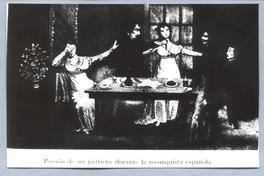 Prisión de un patriota durante la reconquista española