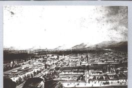 [Vista general de una parte de la ciudad de Santiago]