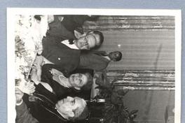 [Guillermo Feliú Cruz, Alfredo Silva Santiago y grupo de personas]