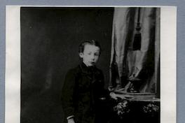 [José Toribio Medina a los ocho años]