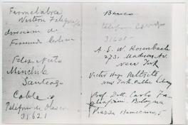 [Librito de apuntes del último viaje de José Toribio Medina a Estados Unidos y Europa, en 1928]