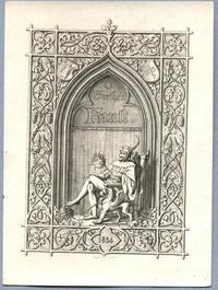 [Dibujo del libro Fausto de Goethe, 1854]