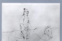 [Cacique Picunche a caballo]