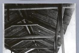 [Puente de madera sobre el Mapocho]