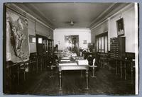 [Vista general de la sala de lectura de la Biblioteca Norteamericana]