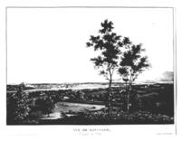 [Vista de Santiago a mediados del siglo XIX]