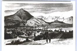 [La cordillera desde Maipú]