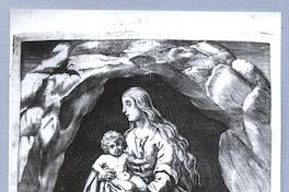 [Virgen y niño con dos adorantes]