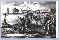 [Desembarco de Colón en América. Carabelas]