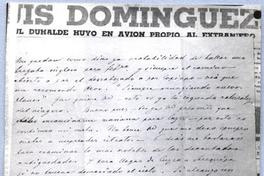 Carta manuscrita de Rugendas
