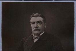 [Domingo Santa María, cuando fue presidente del senado en 1887, dos años antes de su muerte]