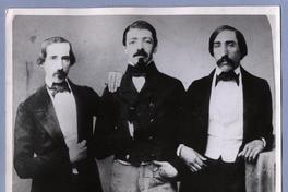 [Miguel Luis Amunátegui, Domingo Santa María y Gregorio Víctor Amunátegui en 1848]