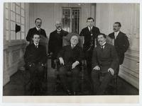 [Ramón Barros Luco. Manuel Rivas Vicuña a la izquierda]