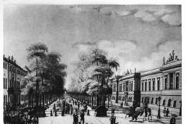 [Berlín] ["Unter den Linden" con la Academia de las Ciencias].