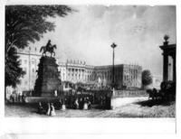 [Berlín] : [Universidad con el monumento a Federico el Grande].