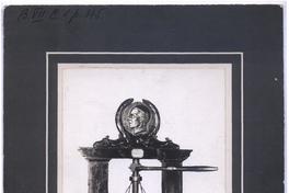 [Imprenta con imagen de Camilo Henríquez, Julio de 1912. Contribución de Erasmo Arellano]