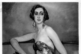 [Violeta Riveros de Arteaga, retrato de medio cuerpo]