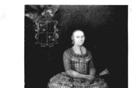 [Josefa Xara Quemada Aguila Xisternas y Reyes, retrato de cuerpo entero]